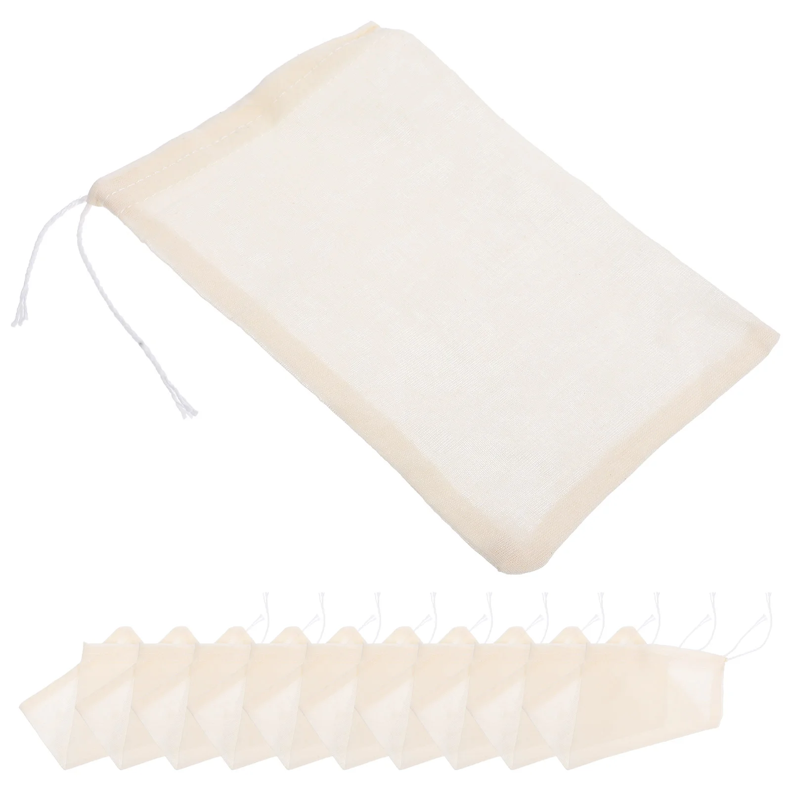 

50 Pcs Gauze Bag Seasoning Filter Bags Muslin Sachet Cotton Soup Tea Strainer Thicken