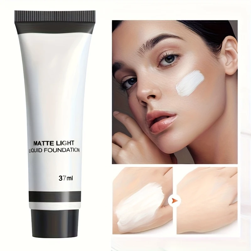 Mélange de fond de teint, Toner liquide, blanc clair mat, mélange de fond de teint liquide blanc pur, maquillage éclaircissant pour Festival de Cosplay