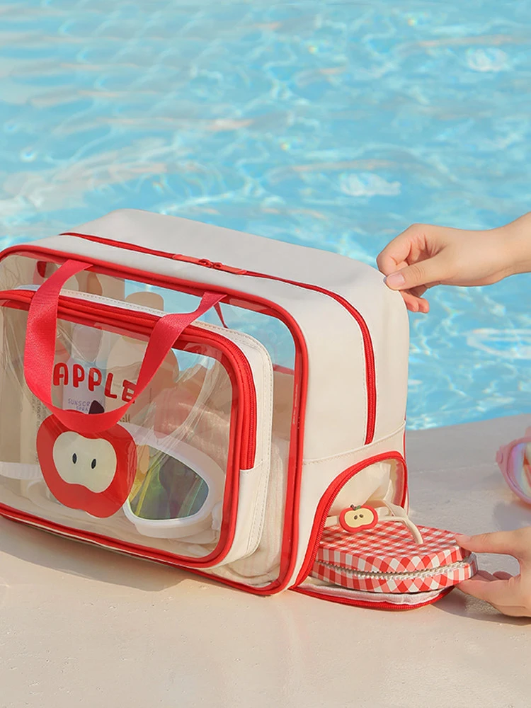 Waterproof Swimming Bag Dry Wet Separation Large Capacity Toileting Bag Beach Bag Sports Fitness Storage Bag Makeup Bag New