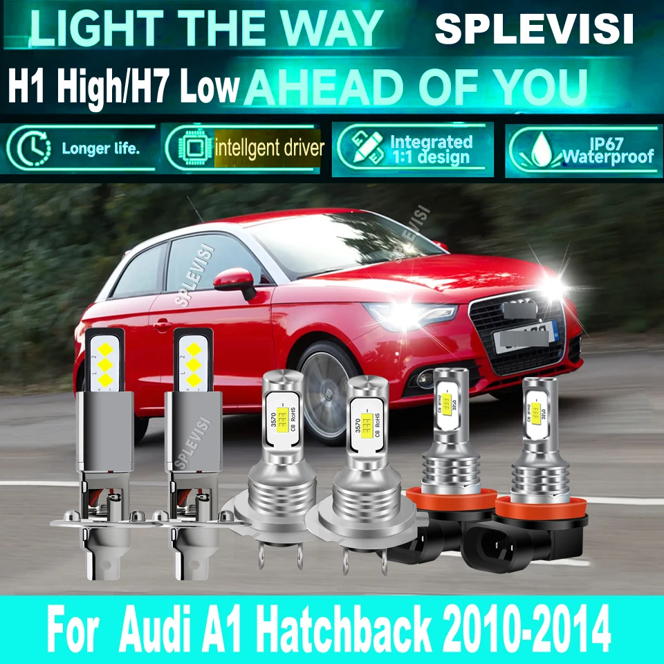 

H1 H7 711 Светодиодные противотуманные фары - предложение идеального светофокусного светового фокуса для Audi A1 Hatchback 2010 2011 2011 2013 2014