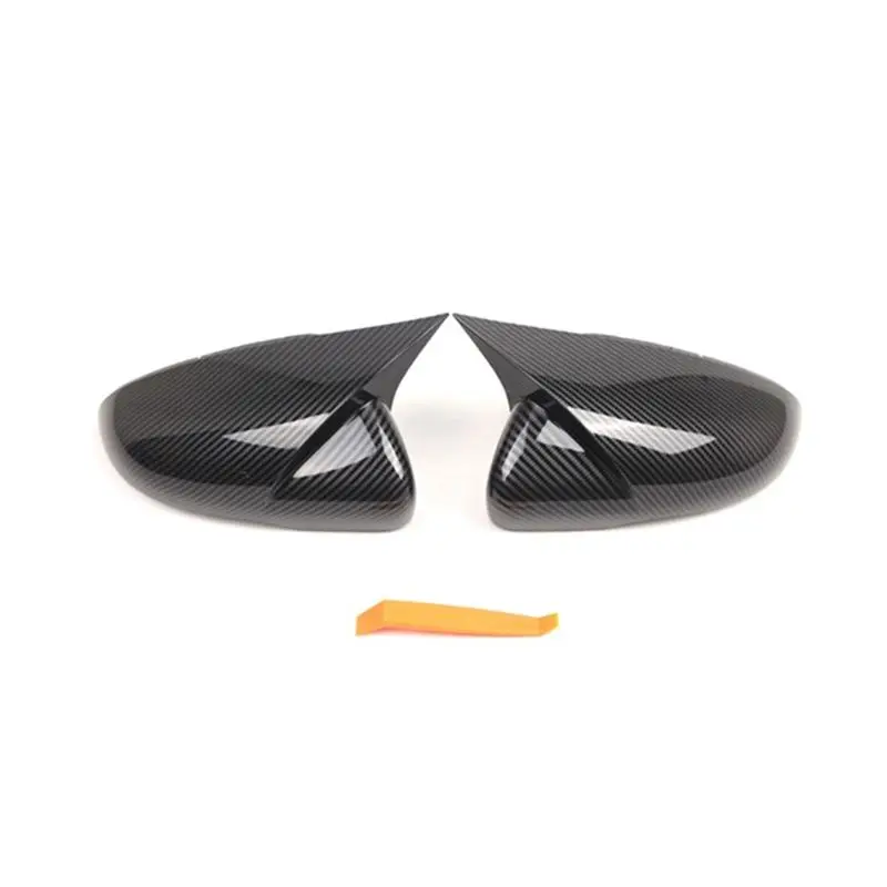 Car Rearview Mirror Cover Trim Replacement 5K0857537 5K0857538 For VW Golf MK6 2009-2013 Accessories-N32R