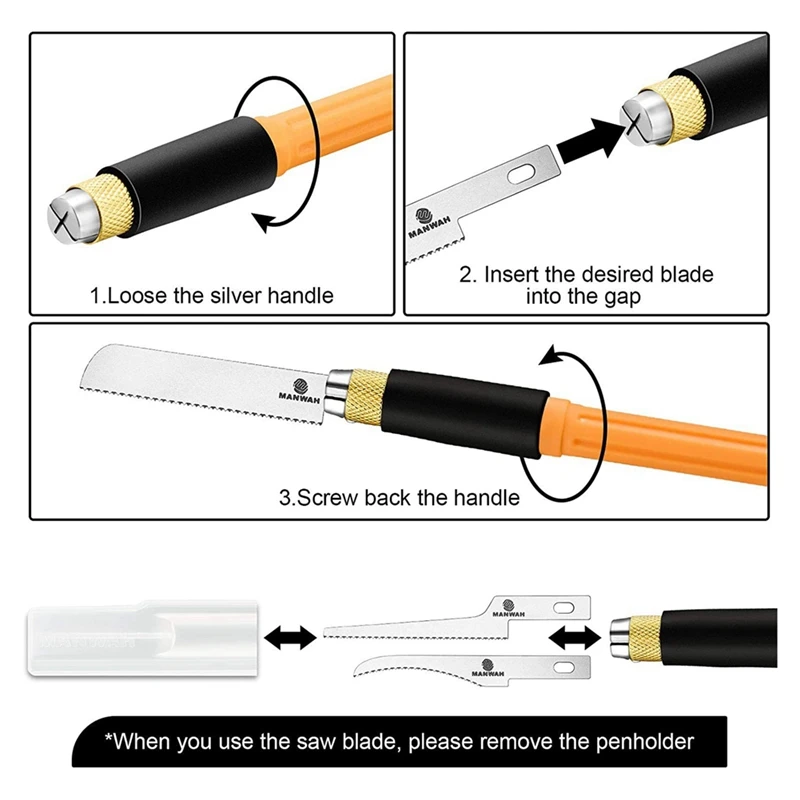 MANWAH Mini Hand Saw Model Process Tool Modeling Hobbies DIY Razor Saw Hacksaw Tool  Model Tool Knife Saw Hand Saw