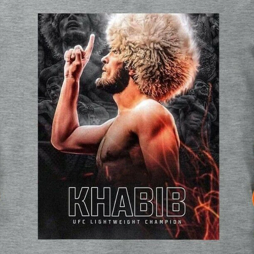 Dagestan Khabib Nurmagomedov MMA Fighters T-Shirt. Premium Cotton Short Sleeve O-Neck Mens T Shirt New S-3XL