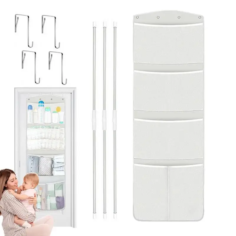 Organizador de animales de peluche, almacenamiento de juguetes de peluche de poliéster, soporte de Ideas para bebés, bolsas rellenos de animales, contenedores para guardería, bolsa de hamaca de malla para