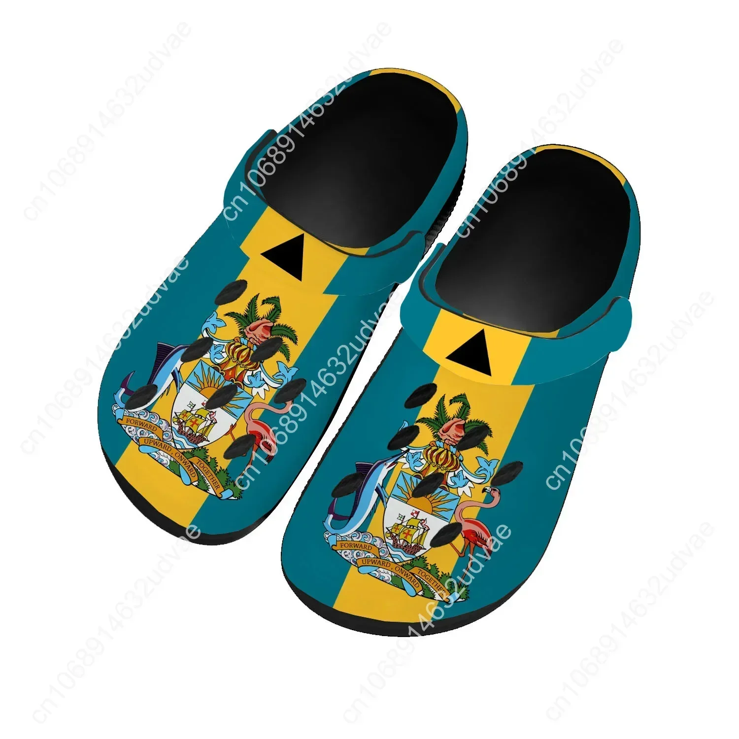 Bahamas National Flag Water Shoes Men Women Comfortable Home Garden Clogs Customizd Sandals Beach Breathable Hole Slippers