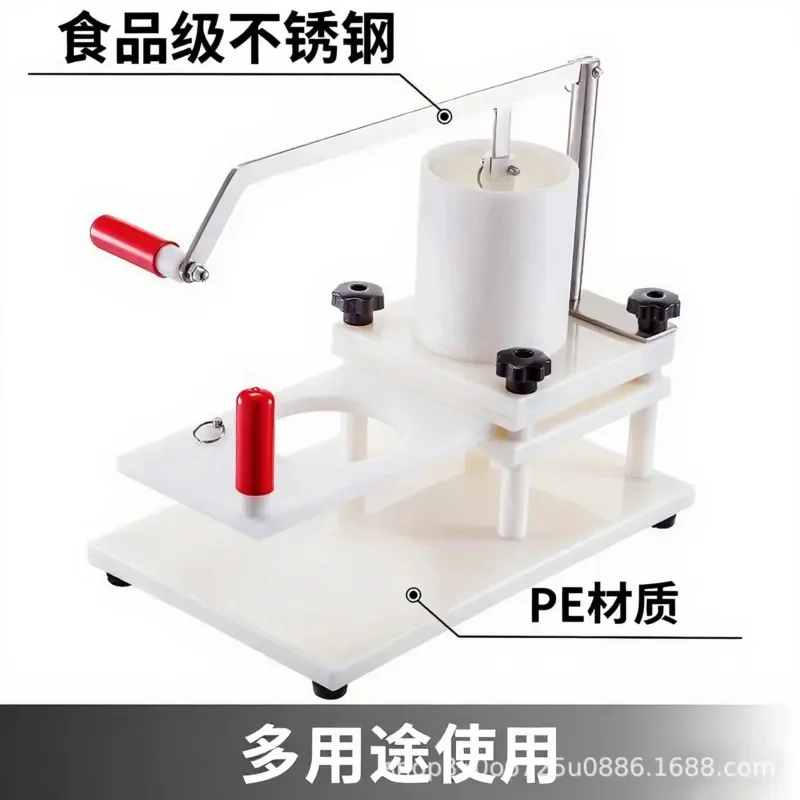New Plastic Hamburger Forming Machine for American Hand Pressed PE Meat Patty Maker Overseas Hot Sale