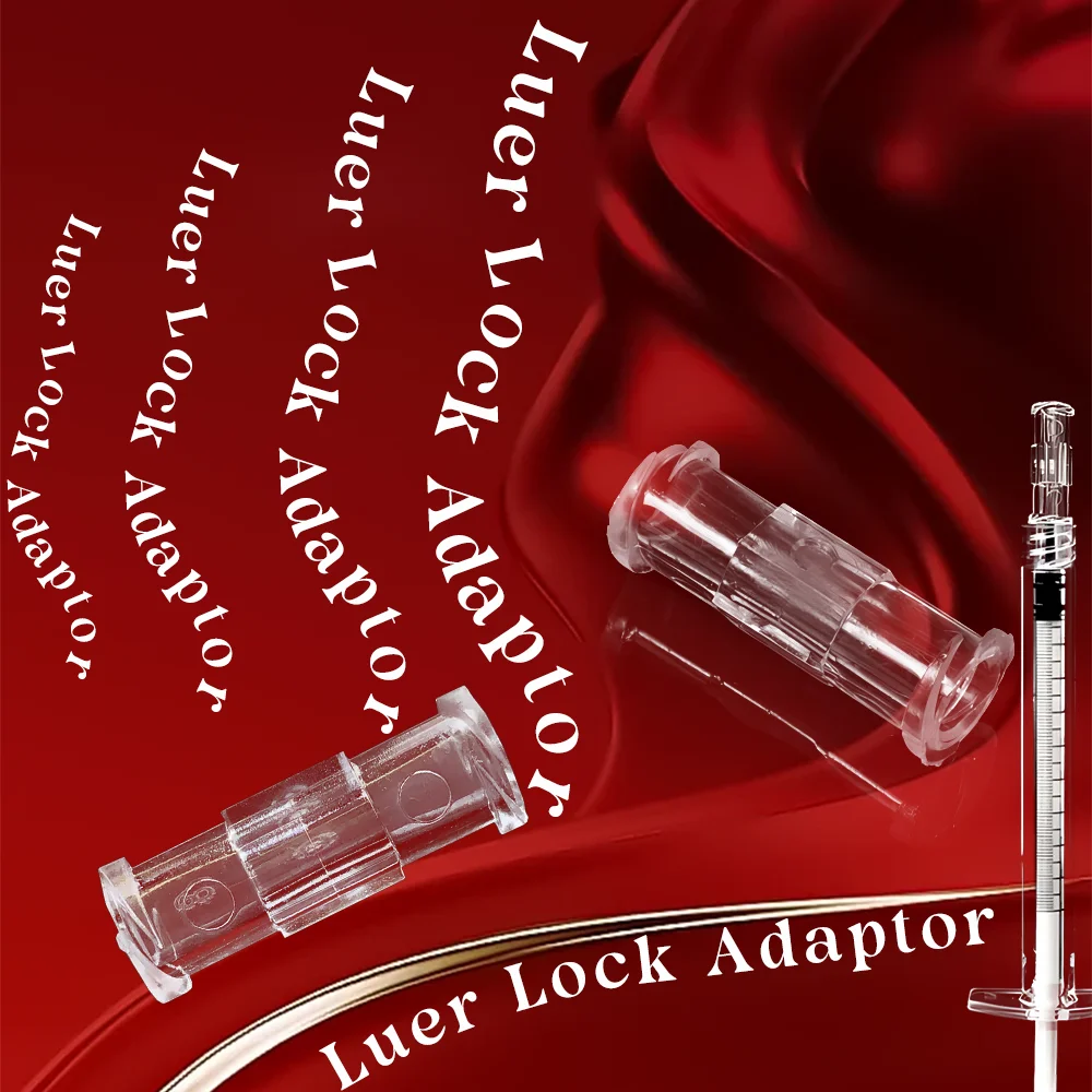 

Medical Sterile Syringe Connector Double Helix Luer Lock Adapter Plastic Material Sterile Environment Drug Guide Device