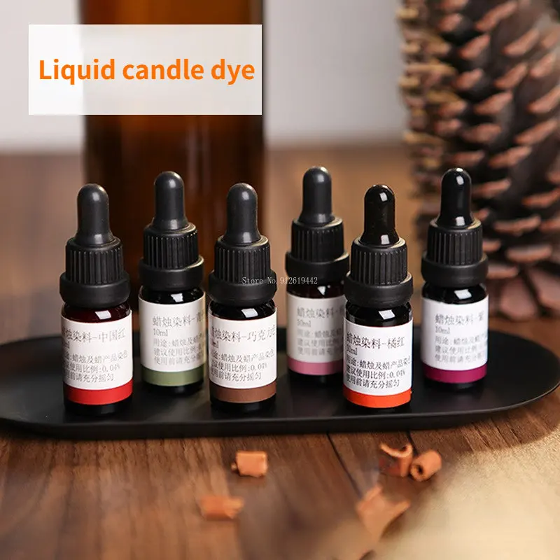 Special Liquid Dye for Candles Diy Aromatherapy Candle Wax Pieces Expanding Fragrance Plaster High Concentration Dyed Pigment