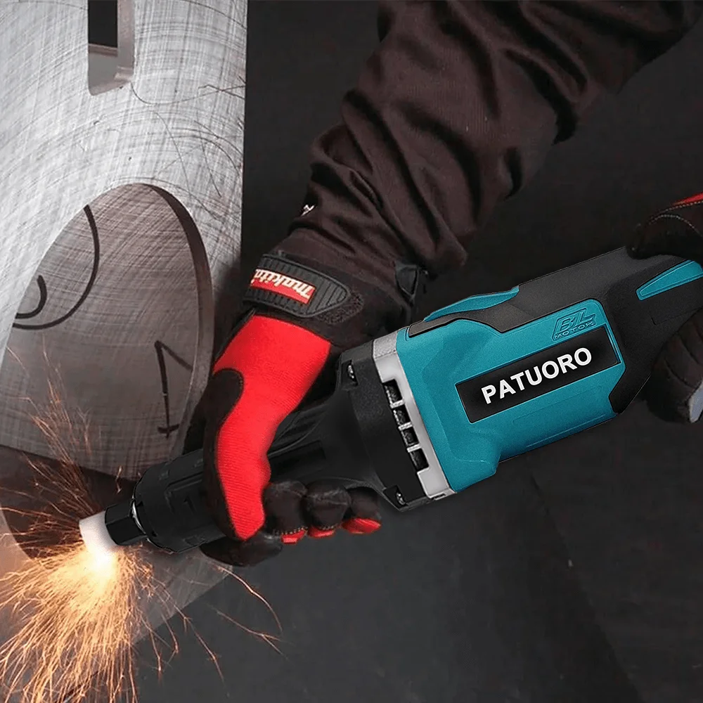 4 Speed Brushless Die Grinder 6MM Cordless Electric Engraving Tool Polishing Rotary Power Tools Compatible Makita 18V Battery