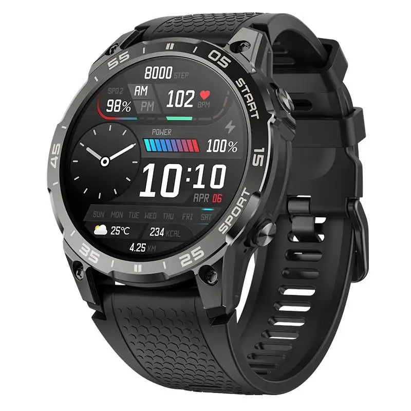 Nowy zegarek damski z amolowanym inteligentnym zegarkiem dla mężczyzn moda sportowa IP68 wodoodporny zawsze na wyświetlaczu BT Call Smart Watch For