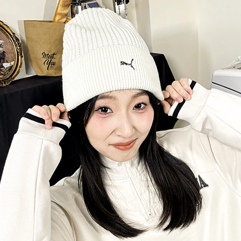 

Шляпа Puma, мужская шапка, женская шапка, теплая вязаная шапка, модная модная холодная шапка, тюрбан, повседневная спортивная шерстяная шапка 024874-02