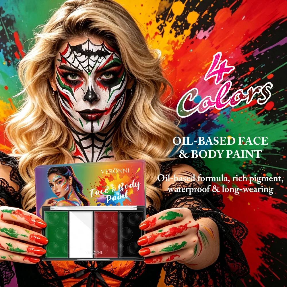 4 Colors Oil Based Face Body P - đánh giá và giá Beauty Makeup Pictures