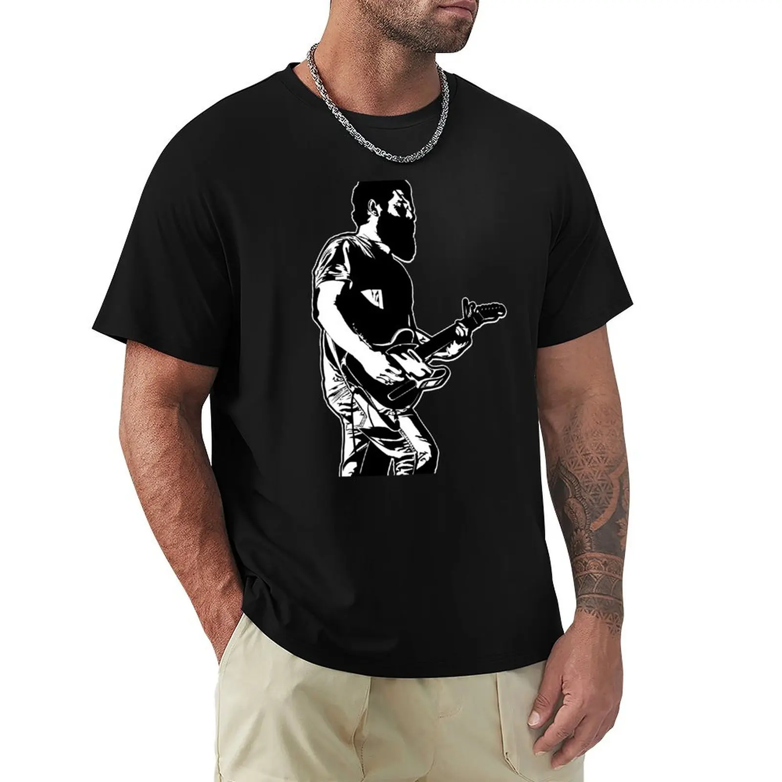

Manchester Orchestra Andy Hull T-Shirt summer 2025 oversized graphic tee funny costumes Men's t-shirts