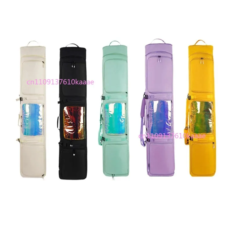 

Ski Bag Snowboard Wheeled Carrier Carry Case Snowboard Backpack Ski Equipment Bag for Winter Sports Outdoor Skiing