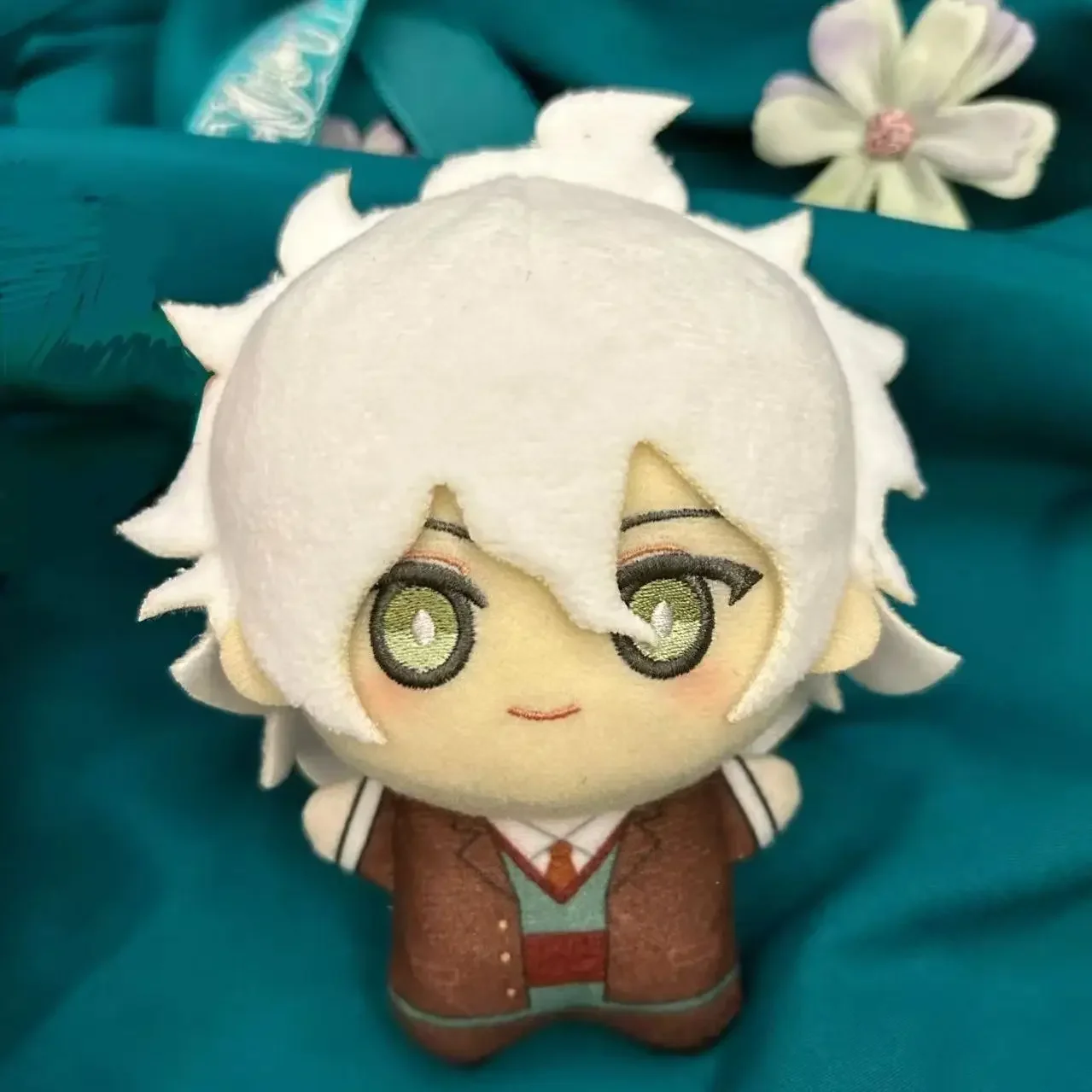 10 Cm Gevulde Pluche Leuke Nagito Komaeda Anime Spel Pop Zeester Pluche Pop Zeester Lichaam Hanger Cosplay Anime Sleutelhanger speelgoed