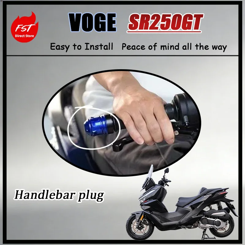 

Декоративные заглушки для руля мотоцикла VOGESR250GT из алюминия с ЧПУ, заглушки для ручек газа, аксессуары для мотоциклов