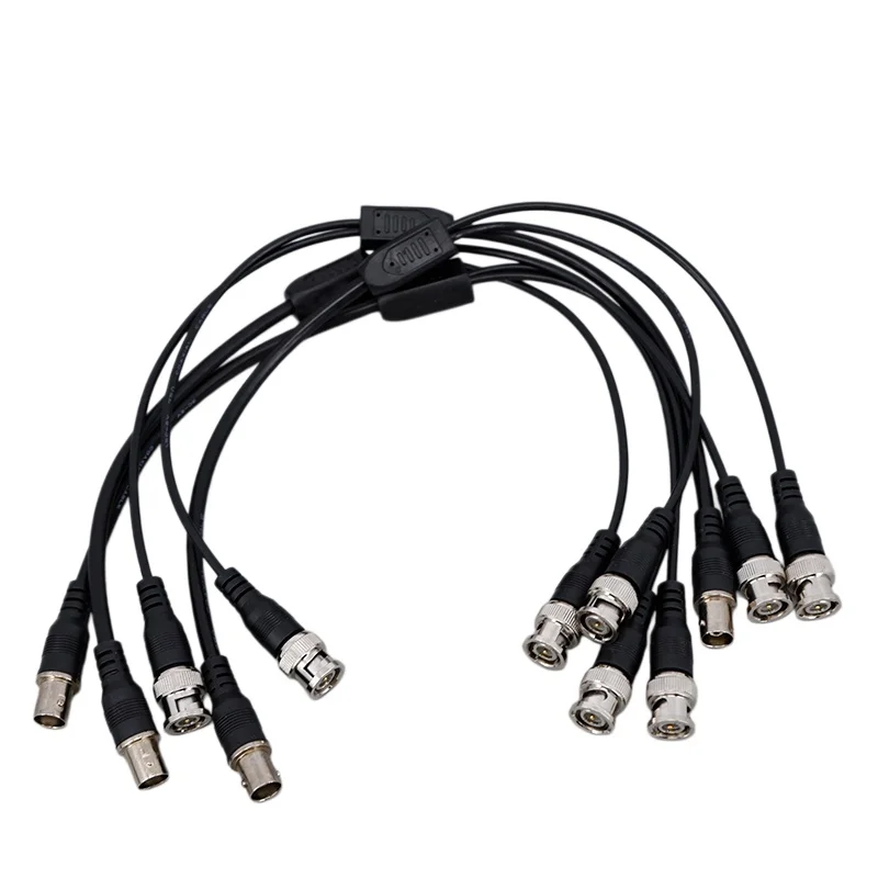 40cm 1 BNC Male to 2 way BNC female 1 female to 2 male Cable Q9 Cord Connector For Extension wire for CCTV Camera R23