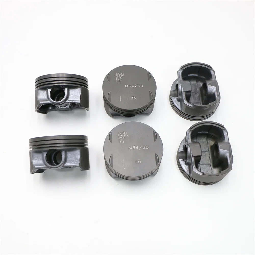 مكبس وحلقة عالية الجودة 11257506223 11257506222 محرك M54B30 لسيارات BMW 5'series 530i, 3' series 330Ci, X5 X5 3.0i