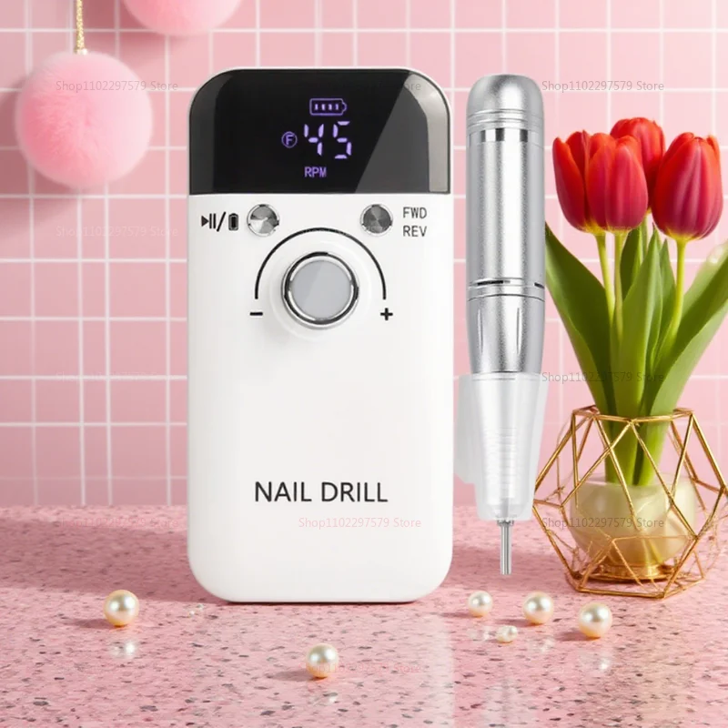 Smerigliatrice professionale per nail art, smalto per unghie, liquido per lavaggio, tampone elettrico portatile per unghie, strumento professionale per la rimozione delle unghie non caldo