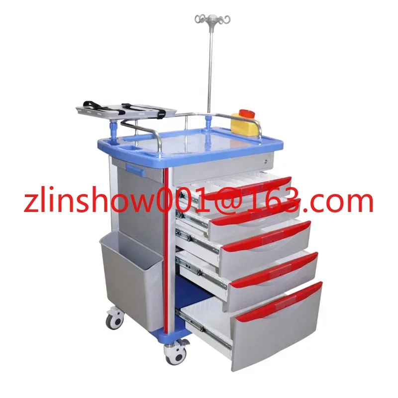 ORP601-ET Manufacturer ABS Medical Equipment Trolley Hospital Medicine Cart Emergency