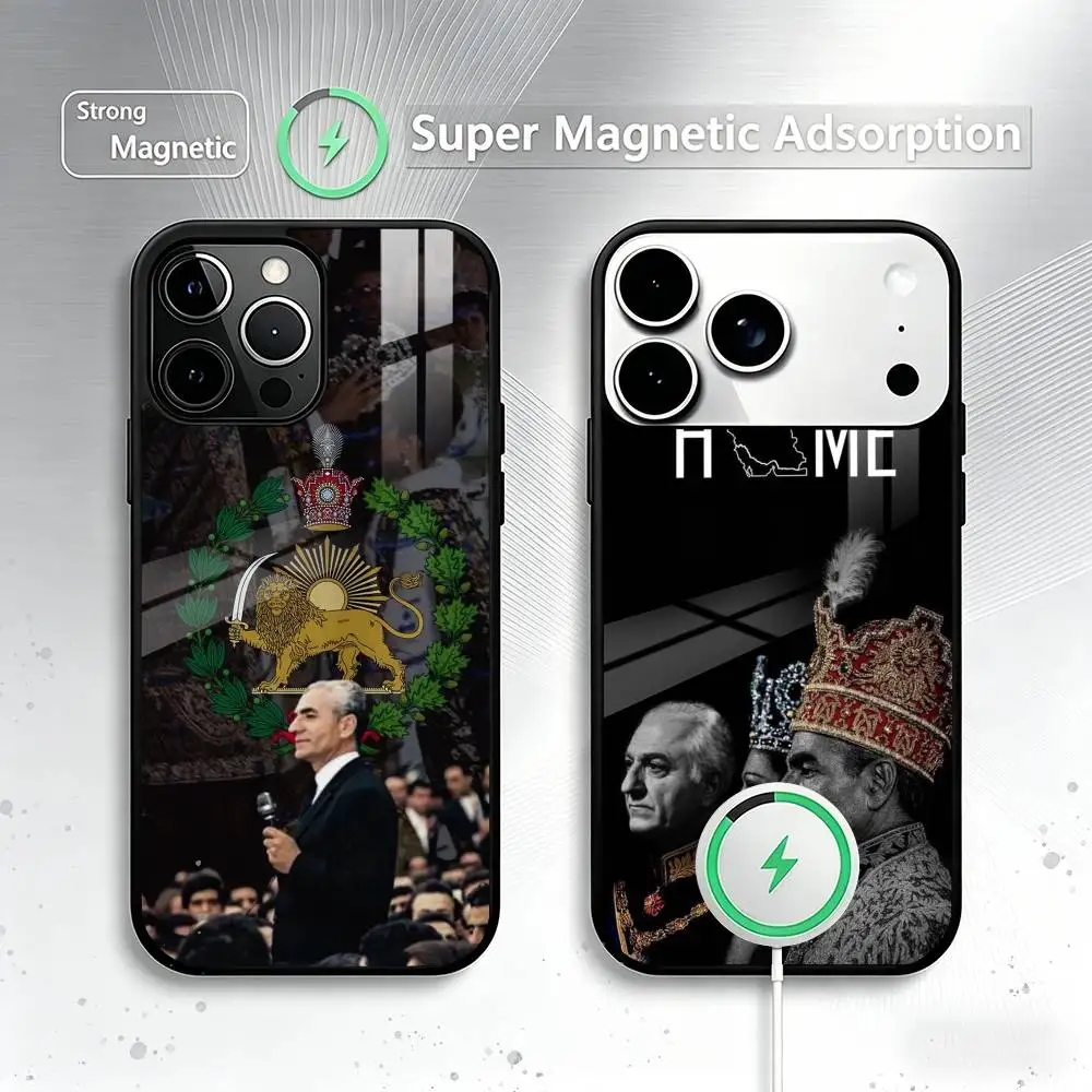 

Mohammad Reza Pahlavi Iran -n Phone Case For iPhone17,16,15,14,13,12,11 Plus,Pro Magnetic For Magsafe Wireless Charging