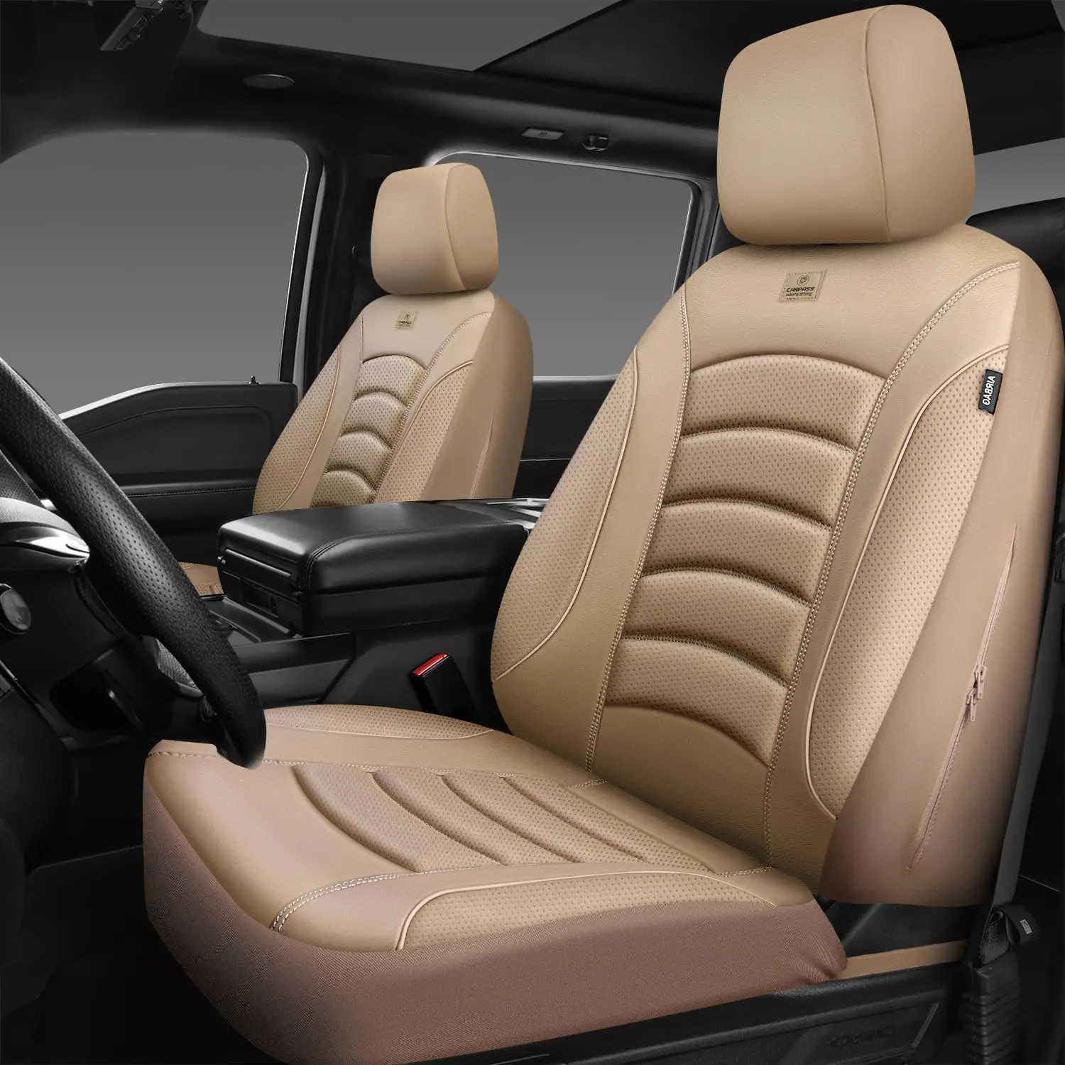 

Универсальные 3D-чехлы для автомобильных сидений из пенополиуретана и искусственной кожи, водонепроницаемые, комфортные, для внедорожников, седанов, грузовиков, совместимые с подушками безопасности