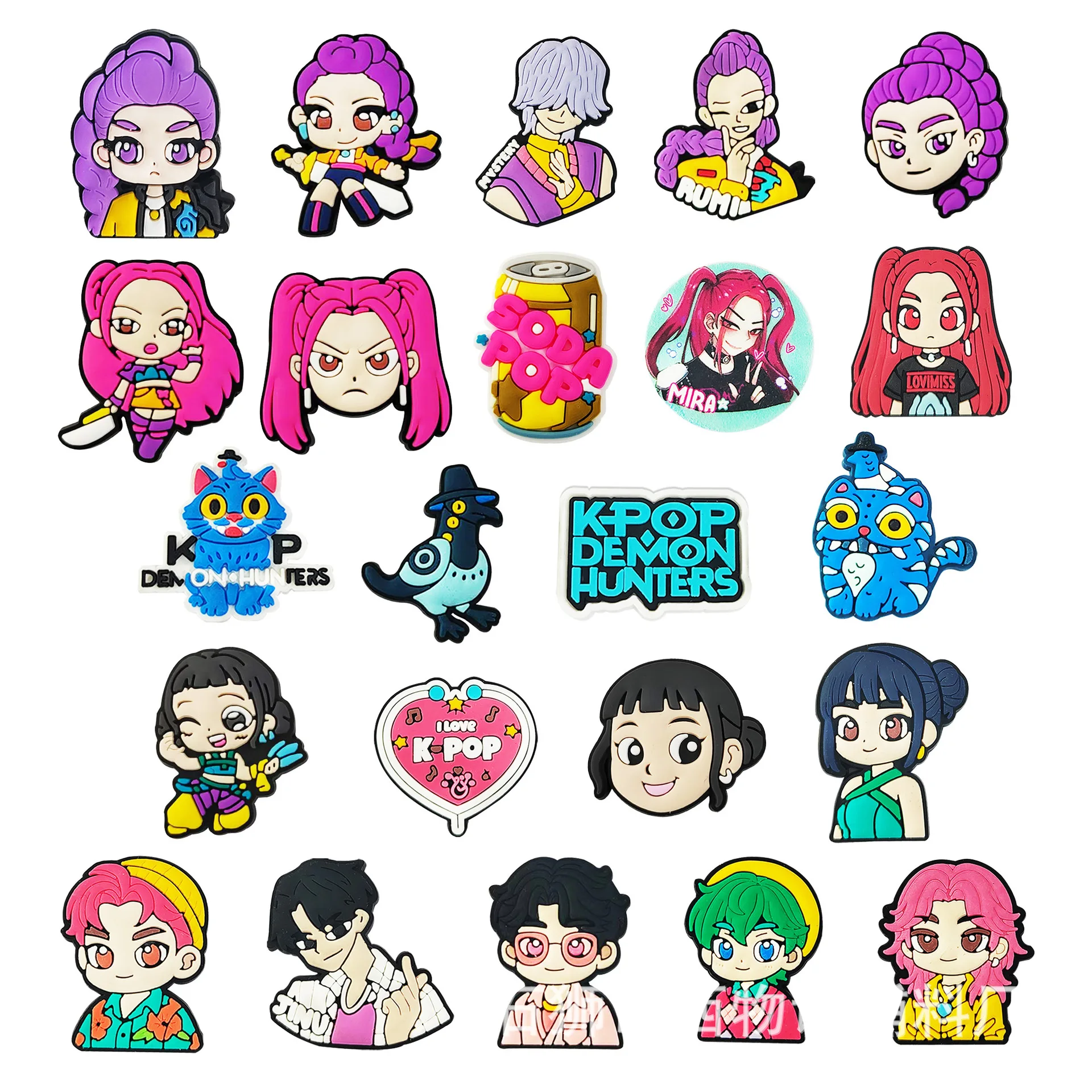 

16-207pcs Cartoon Saja -Boys Shoe Charms DIY Craft Kit for Kids Geological Archaeology hobbies Party Favors Xmas Gifts