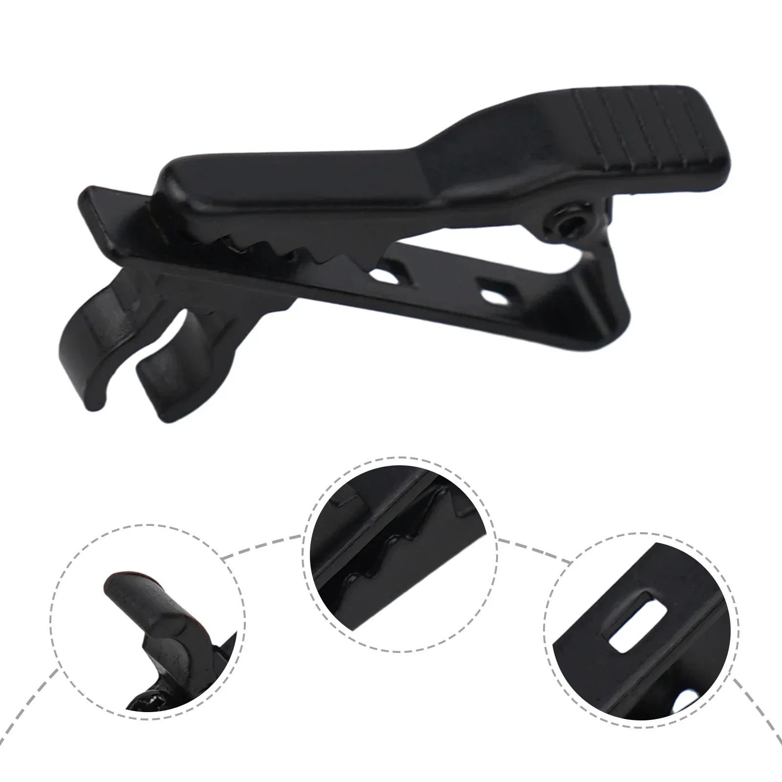 Durable Iron Microphone Clip Lavalier Clip Microphone Accessories Wireless Microphone Lapel Tie Clip Replacement