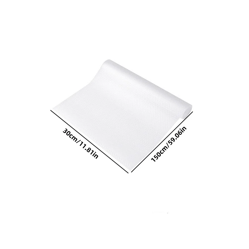 2Pcs/Transparent Non-Slip Placemat Waterproof and Oil-Proof Kitchen Cabinet Mat Cuttable Dust-Proof Mat