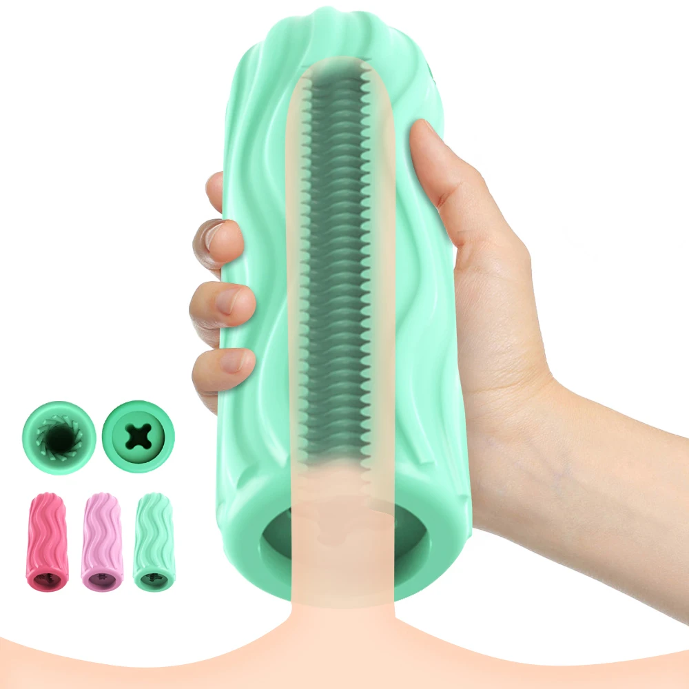 Soft Vaginal Masturbator Cup For Male Foaming Realistic Penis Sucking Masturbator Pocket Pussy Blowbot Toys Sexy Toys For Adult