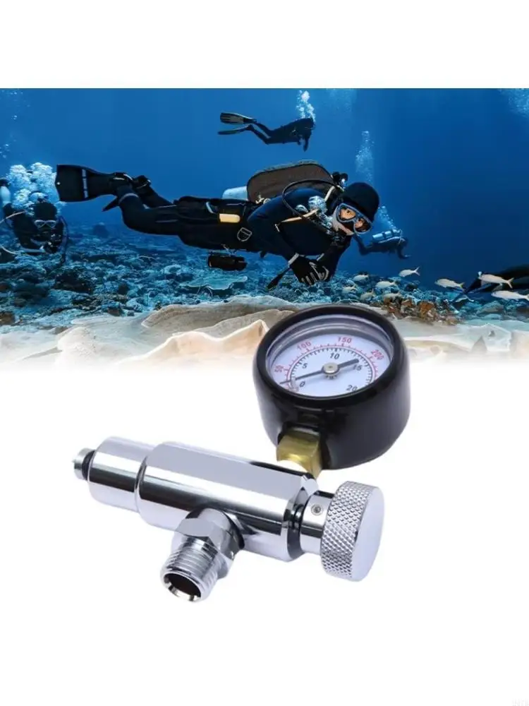 

Underwater Pressure Gauge Intermediate Pressure Checker Regulator Pressure Gauge