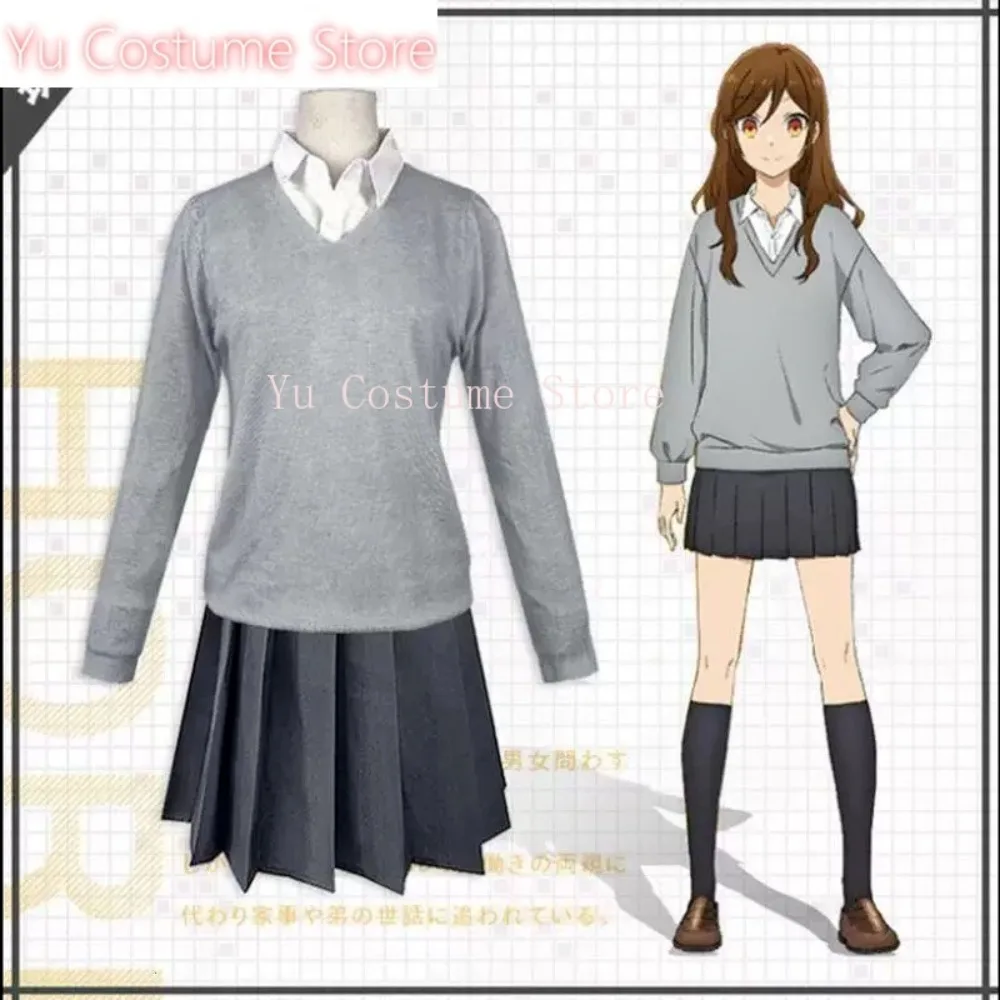 

Anime Hori San To Miyamura Kun Horimiya Miyamura Izumi Hori Kyoko Cosplay Costume High School Uniform Party Outfits Custom Made