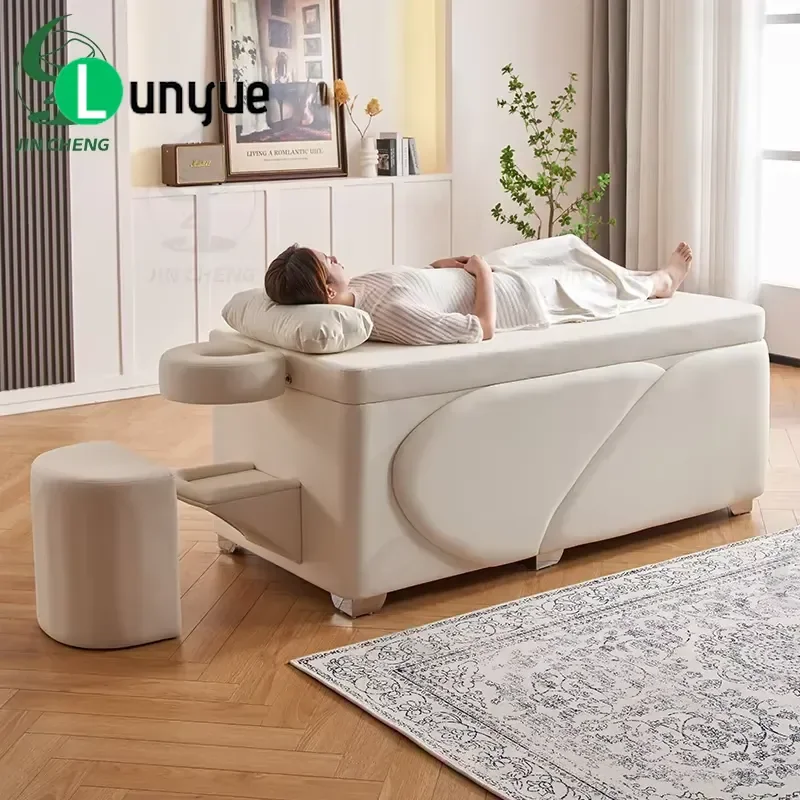 Electric Spa Massage Bed High Density Sponge Metal Frame Modern Luxury Design Beauty Furniture for Professional Use