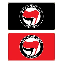 90x150cm Antifascist Action Flag Polyester Printed Home or Outdoor Decoration Banner Tapestry