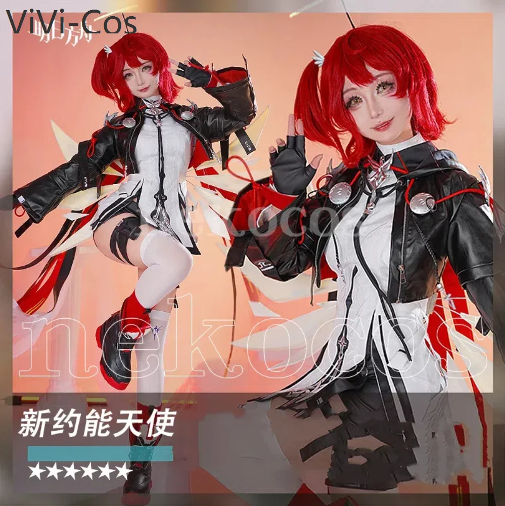 

ViVi-Cos Arknights Exusiai Cosplay Costume Cos Game Anime Party Uniform Hallowen Play Role Clothes Clothing Women