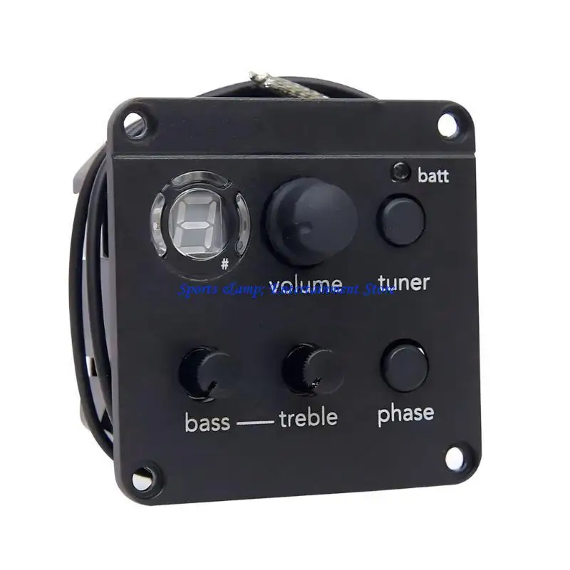 G7NF Guitar Pickup ISYS+ EQ Preamp Systems 2 Bands Guitar Preamps Piezo Pickup Tuplable ملحقات الغيتار الصوتية القابلة للتعديل