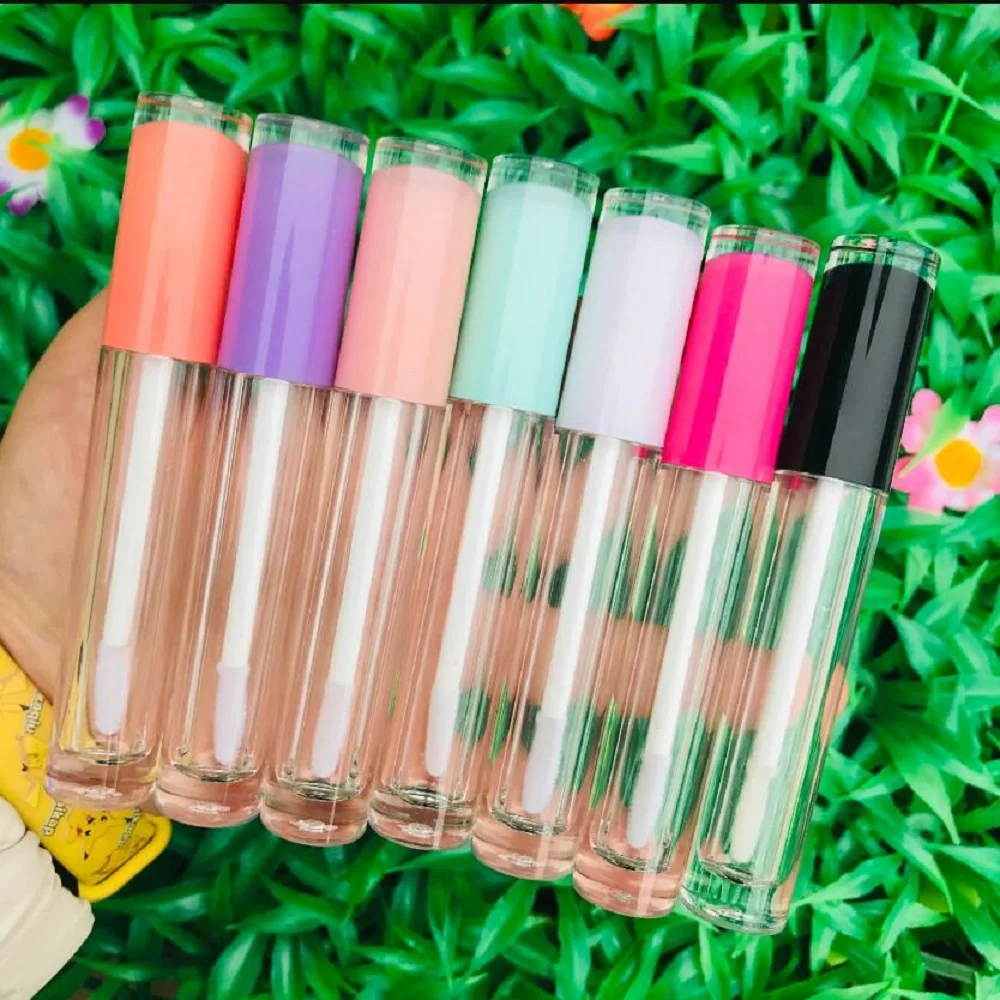 5ML Empty Lip Gloss Tube Plastic Refillable Bottles Liquid Lipstick Container lipgloss Sample Vials