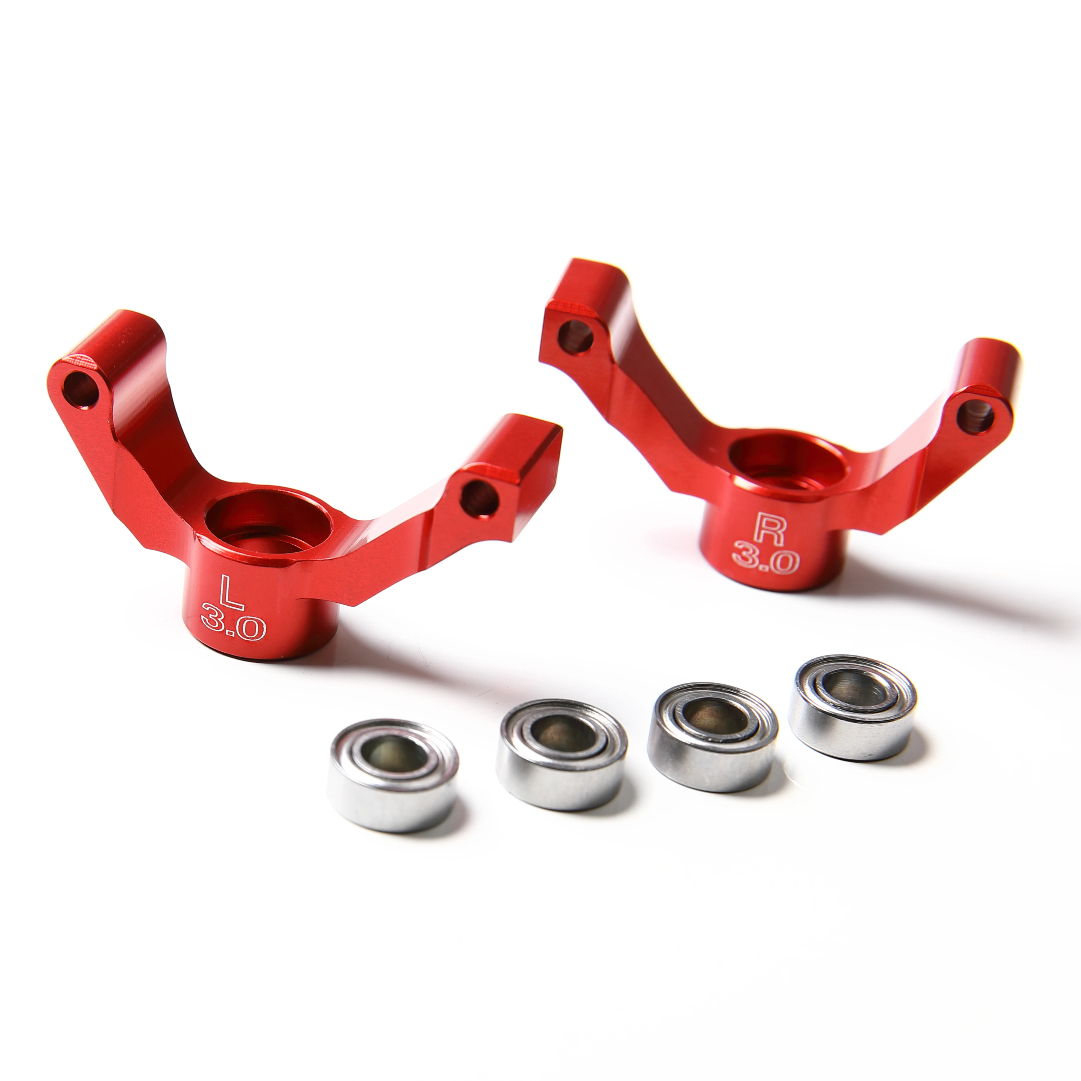 CNC Aluminum TT-02 Rear Upright Knuckle Arms 3 degree Hub Set for 1/10 RC Car Tamiya TT02