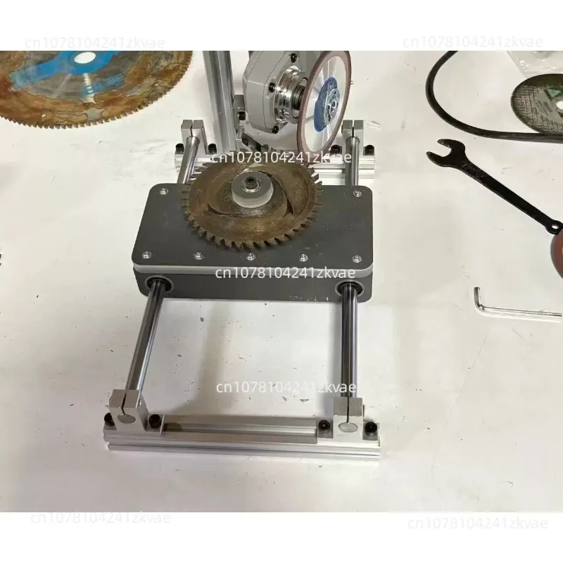 Saw Blade Sharpener, Multi-Function Angle Grinder Conversion Bracket, Fast Tooth Grinding, Woodworking Edge Sharpening Tool