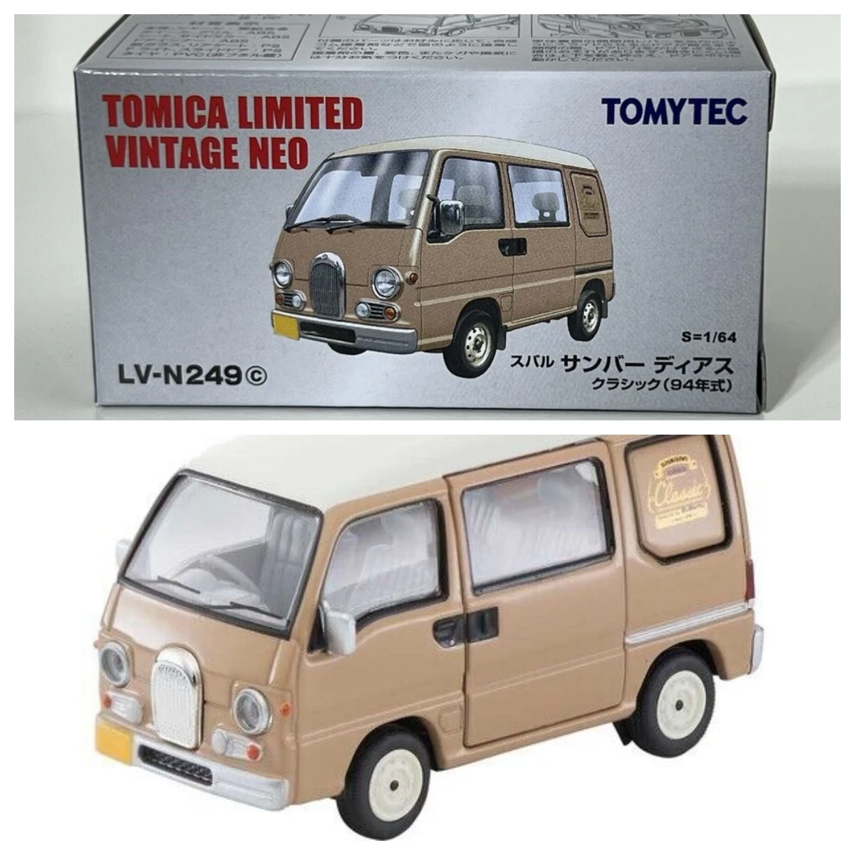 

Tomica Limited Vintage Neo 1/64 LV-N249c Sambar Dias Classic 94Model year Diecast Model Car Collection Limited Edition Hobby Toy