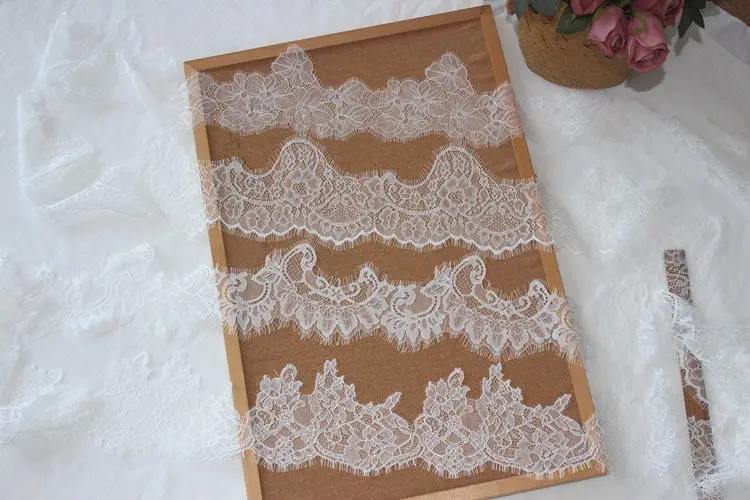 Skin-friendly irregular wavy eyelashes lace DIY wedding dress skirt stitching yarn head yarn edge sewing accessories