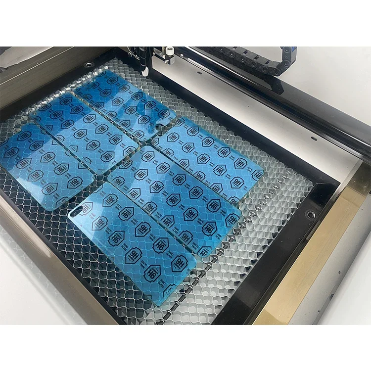 

Mobile Screen Protector Cutting Machine with Daqin Mobile Screen Protector Making Software