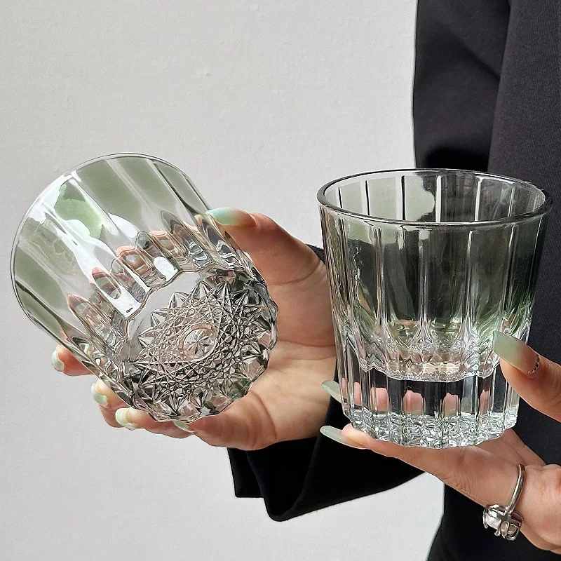 Blue Starry Cup Handmade Premium Beverage, Rock Cup, Party Water Cup, Wine Cup,Home Decoration,Coffee,Whiskey Luxury Crystal Cup