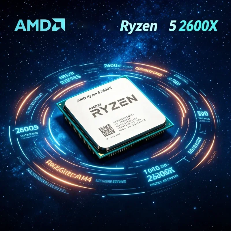 amd-ryzen-5-2600x-r5-2600x-6-core-12-thread-95w-tdp-am4-desktop-cpu-tray-version-no-stock-cooler-for-pc-build-upgrade