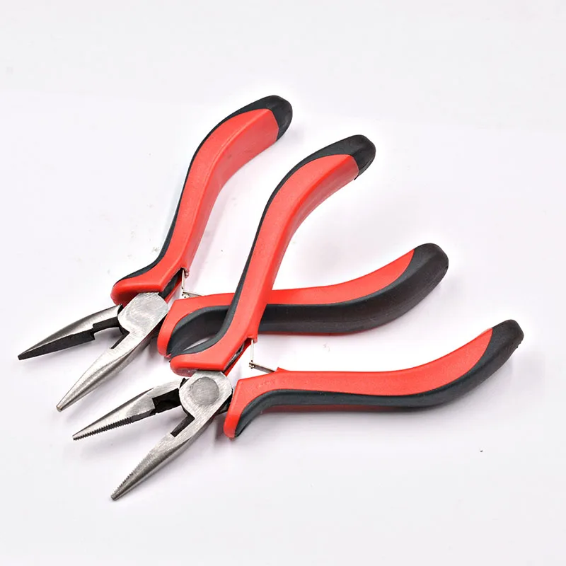 Jewelry Pliers Tool & Equipment Red handle for Crafting Making Tool Beadwork Repair Beading Making Needlework DIY