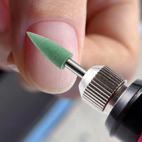 18 pcs Nail Drill Bits Set Lightweight Silicone Nail Drill For Cuticle Removal Gel Polish Acrylic Manicure Portable Tool