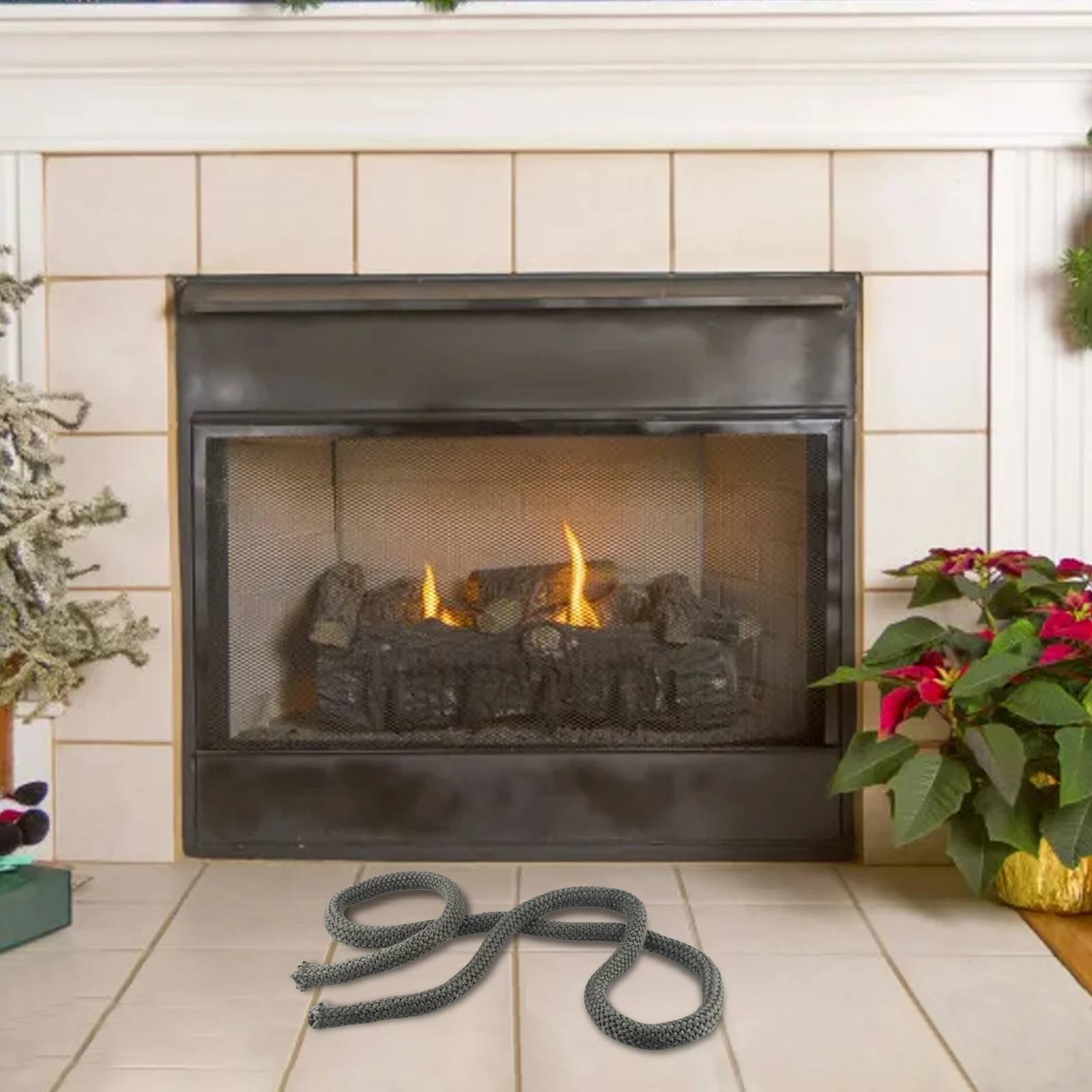 

Дверной уплотнитель, пожарная веревка, дровяная палатка, длина 25 мм, 2 м, комплект клея, высокотемпературная уплотнительная веревка для дровяной горелки, уплотнительная веревка для двери печи