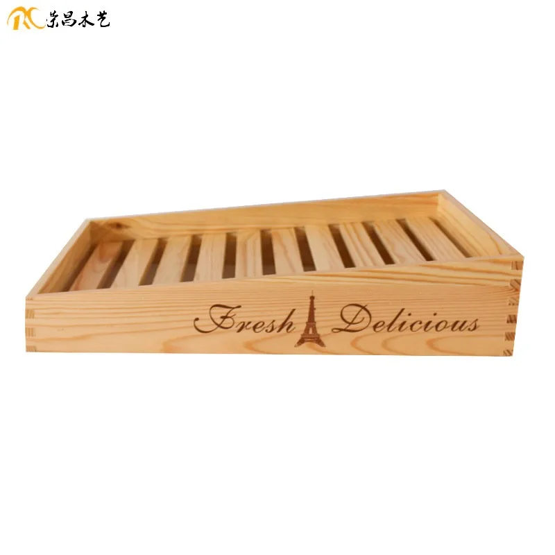 New Baking Soft Bread Pastry Display Stand Solid Wood Slope Disc Display Props Nakajima Ornament Manufacturer