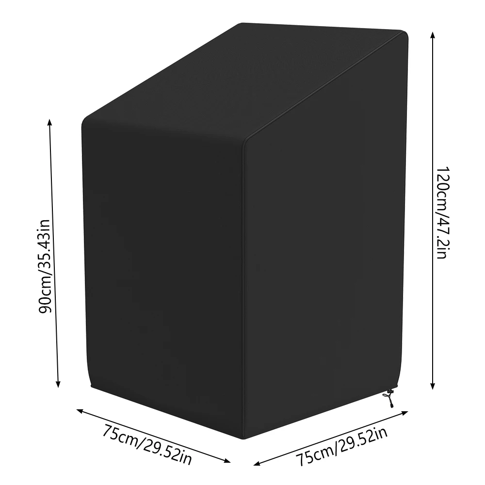 Krzesło na Patio osłona przeciwpyłowa ogrodowa meble ogrodowe obudowa ochronna wodoodporny, pyłoszczelny Organizer na krzesło