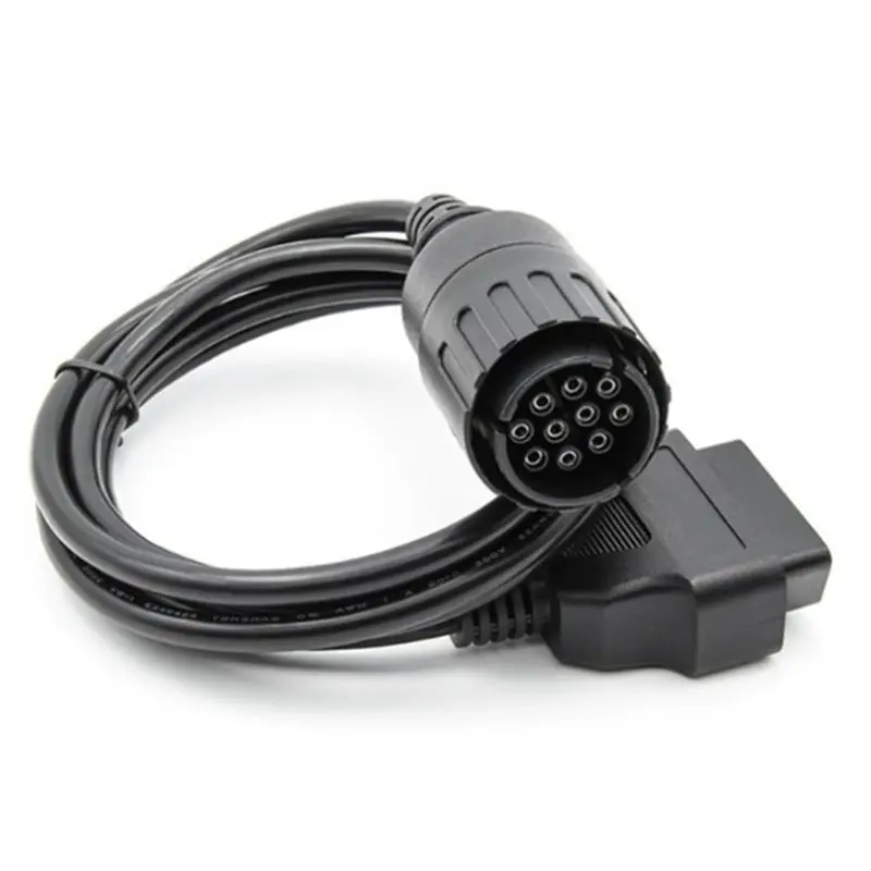 A09E-Motorcycle Diagnostic Tool ICOM-D Cable 10Pin To 16Pin OBD2 Connector For BMW Motorcycles For Efficient Troubleshooting